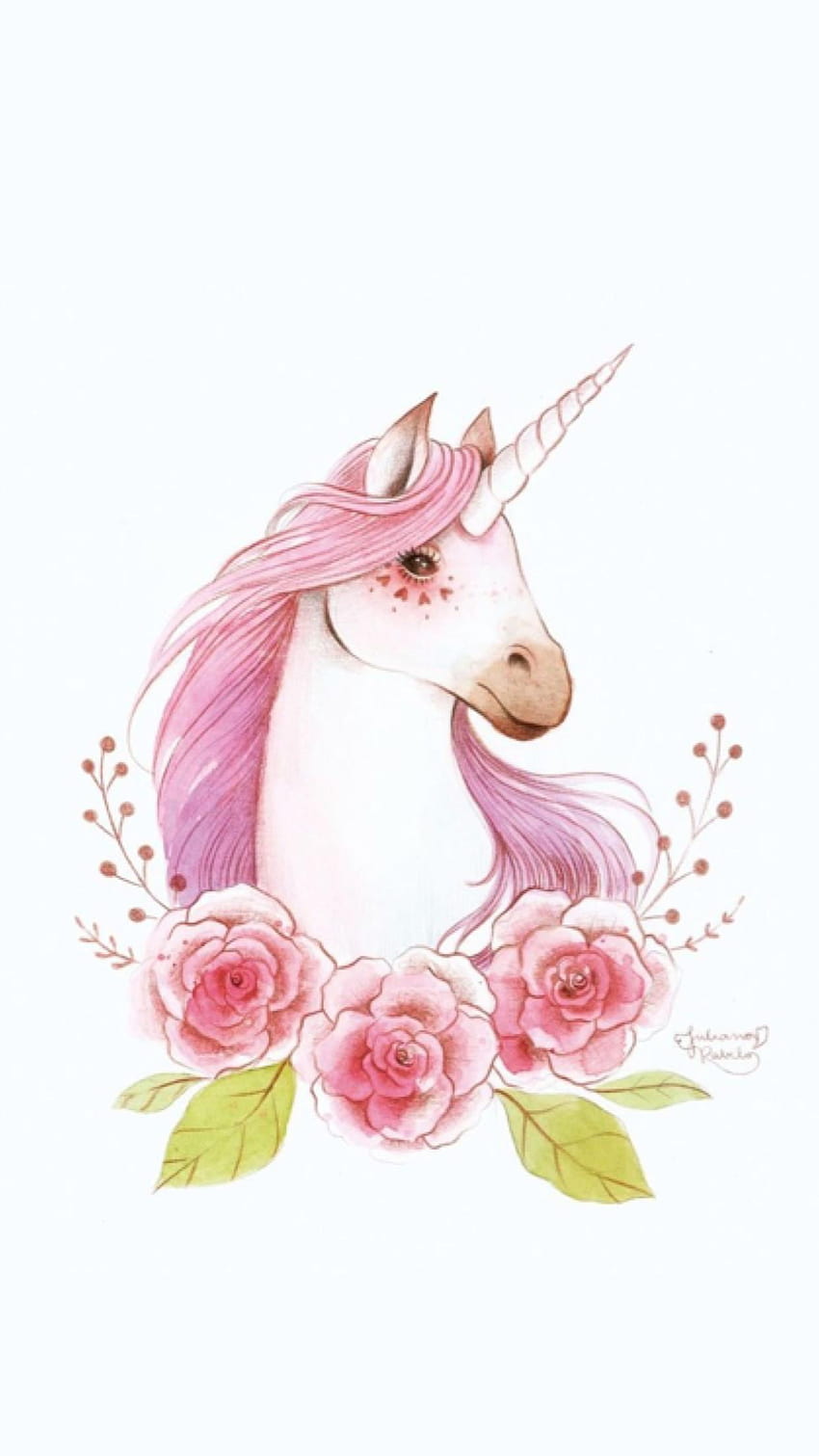 dibujos animados de unicornio arcoiris