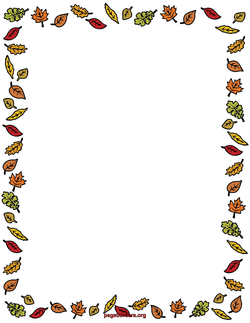 Frontières d'automne, Clip Art, Clip, jolies pages d'automne Fond d'écran de téléphone HD