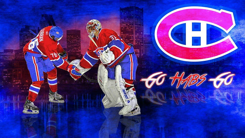 Montreal Canadiens Speedart, лого на Montreal Canadiens HD тапет