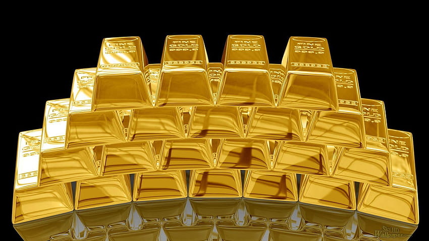 Gold Bullion, gold bars HD wallpaper