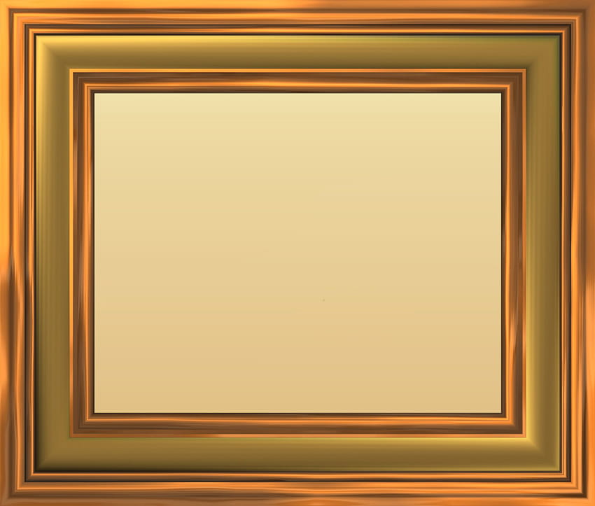 Gold Frame Stock, golden frame HD wallpaper