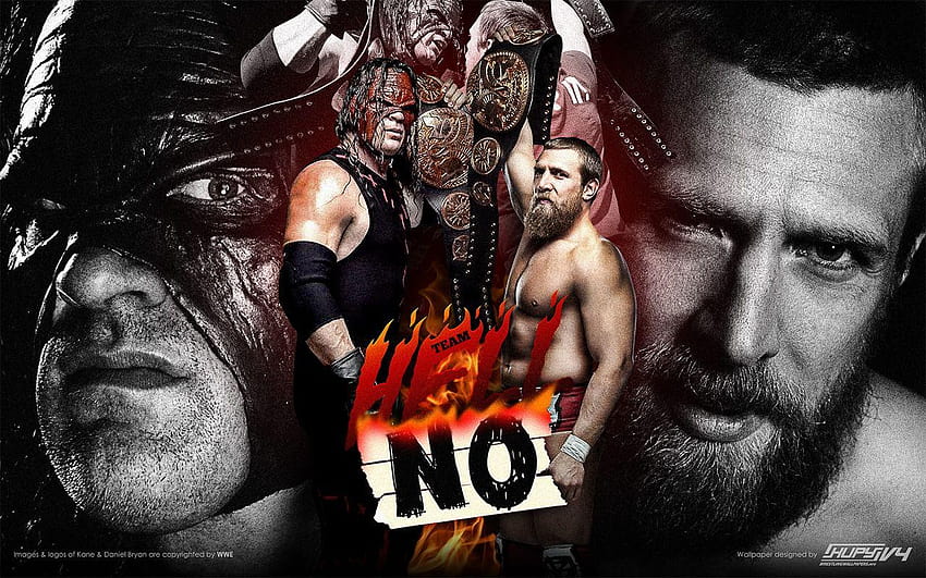 WWE Team Hell No と背景、セル内の WWE ヘル 高画質の壁紙