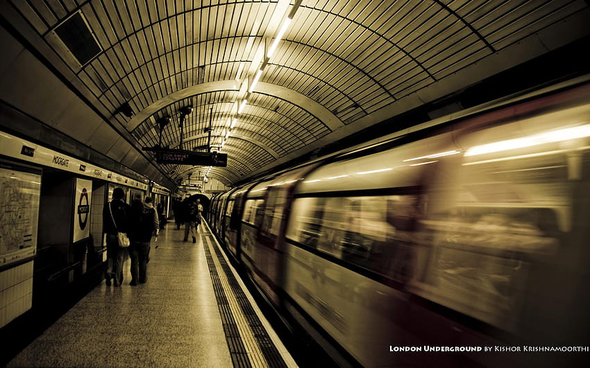 Лондонското метро HD тапет