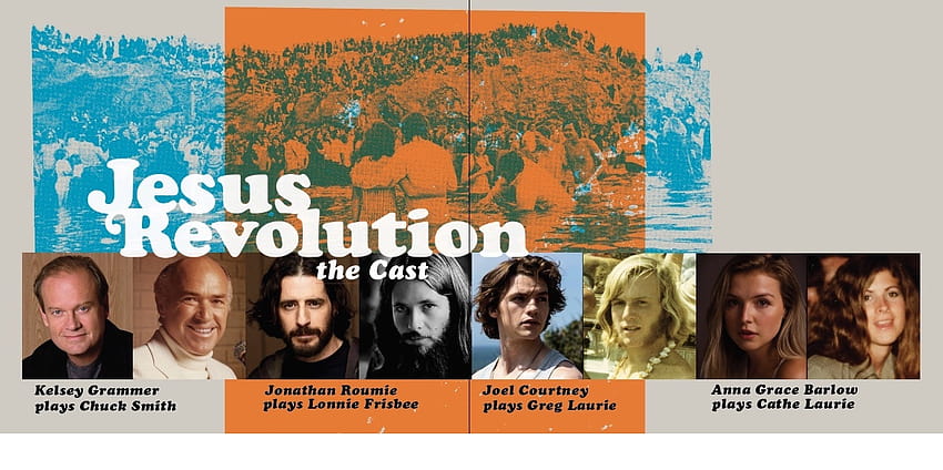 RELEASE: 'Jesus Revolution' casts Kelsey Grammer, Joel Courtney, Jonathan Roumie, Anna Grace Barlow HD wallpaper
