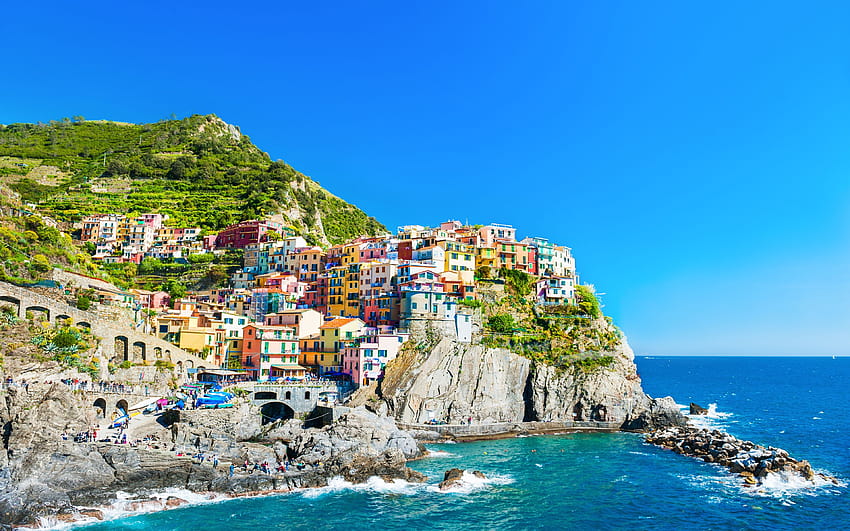 Italian Riviera, summer italy HD wallpaper