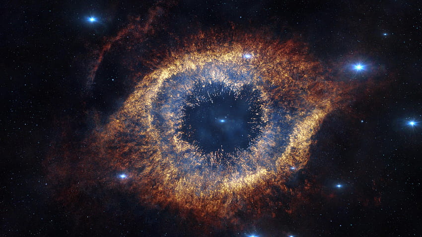 Mgławica Oko Boga, wszechświat w oku Tapeta HD
