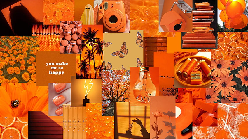Laptop , Aesthetic ...pinterest.es, aesthetic orange HD wallpaper