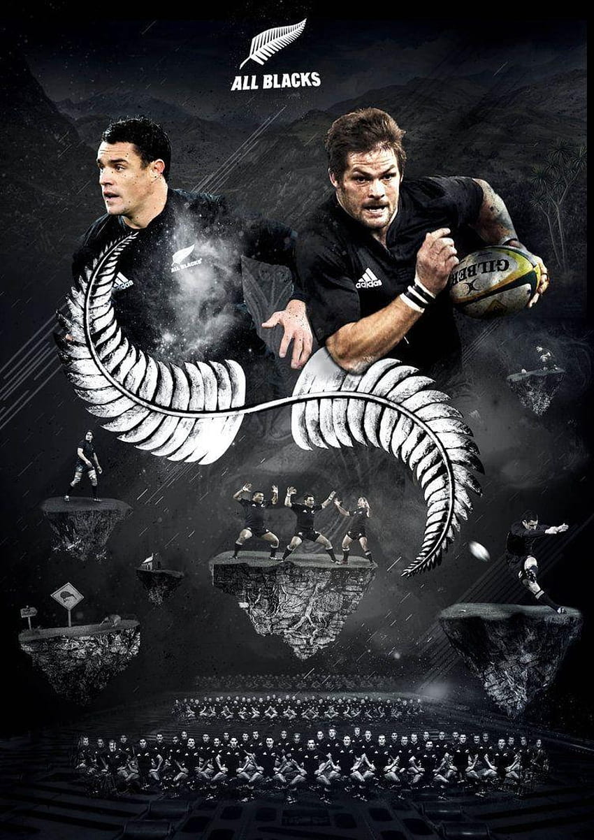 Dan Carter & Richie Mc Caw, all black rugby HD phone wallpaper