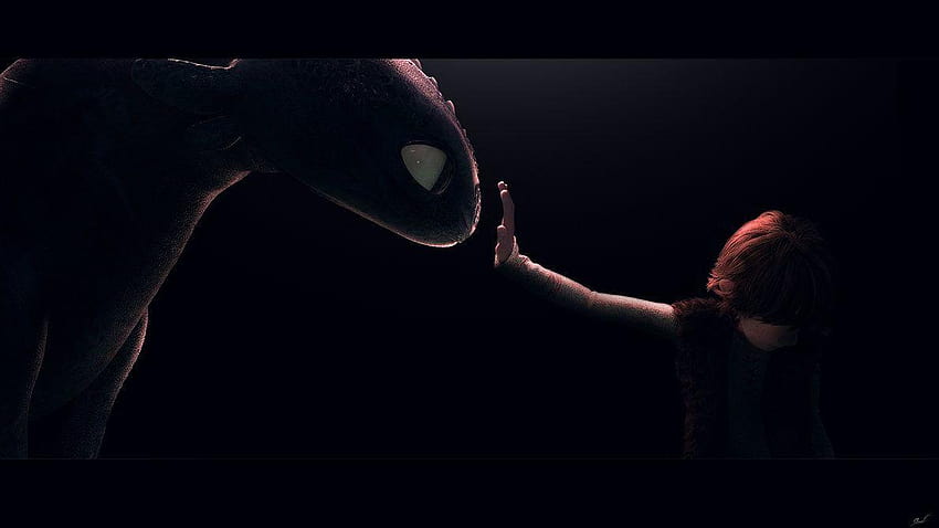 Toothless and Hiccup by boo, hiccup and toothless HD wallpaper