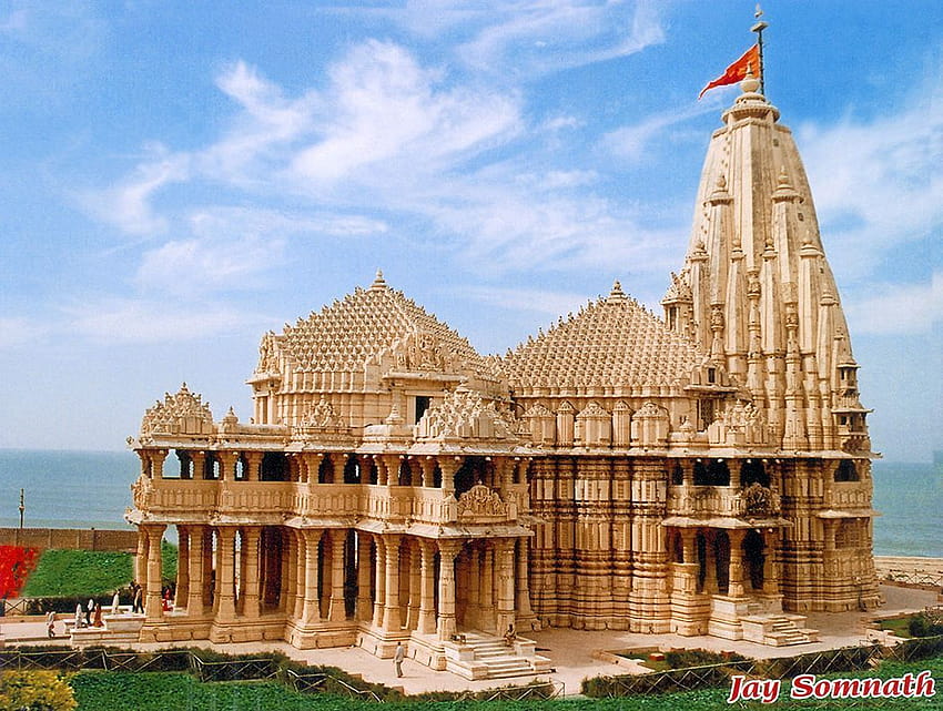 Somnath Temple, Gujarat, India HD wallpaper