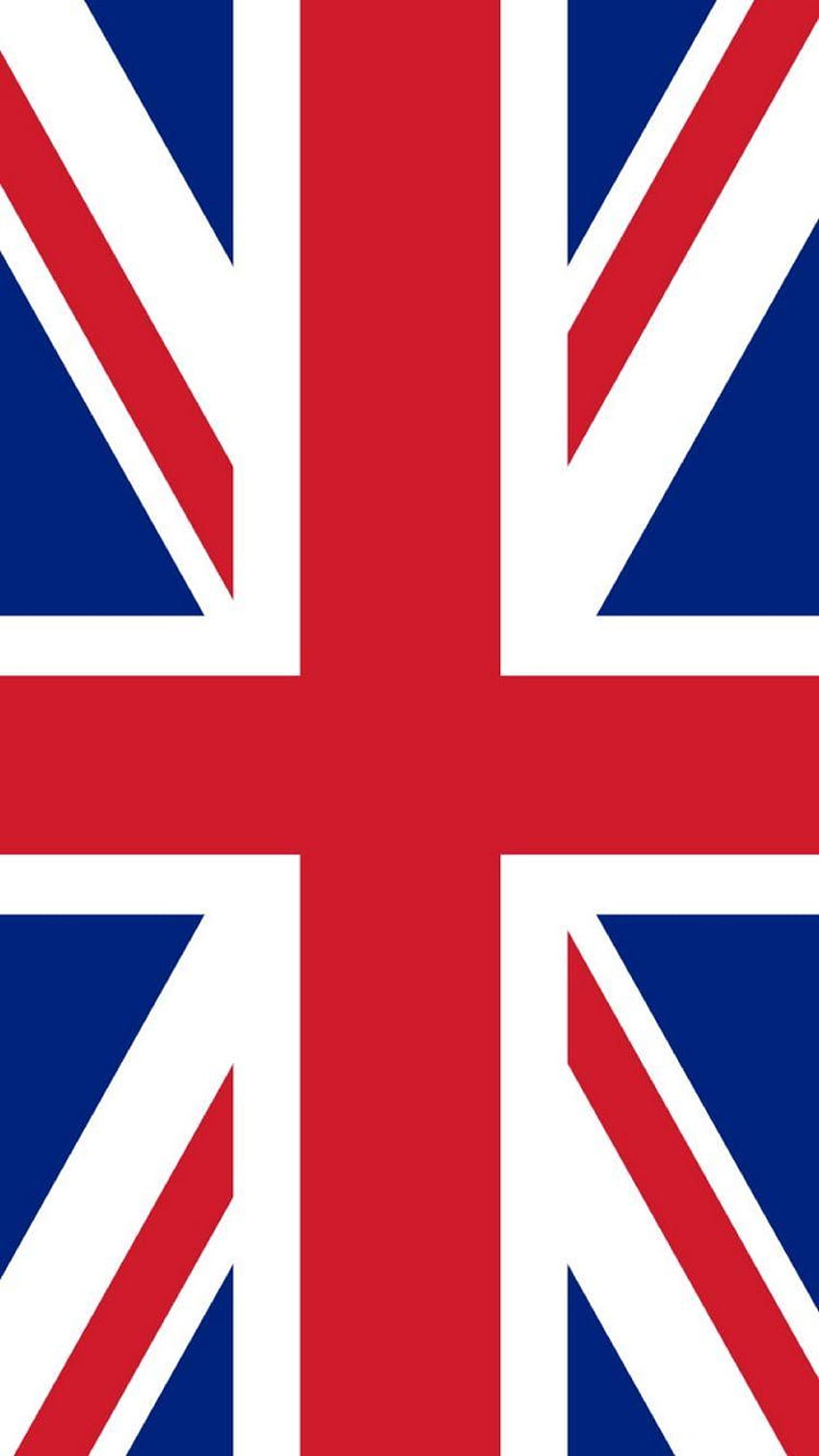 Илюстрация на флага на Обединеното кралство iPhone 6, флаг на Великобритания HD тапет за телефон