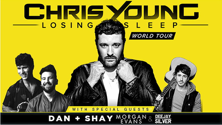 Chris Young Losing Sleep 2018 World Tour at Bon Secours Wellness, dan shay HD wallpaper