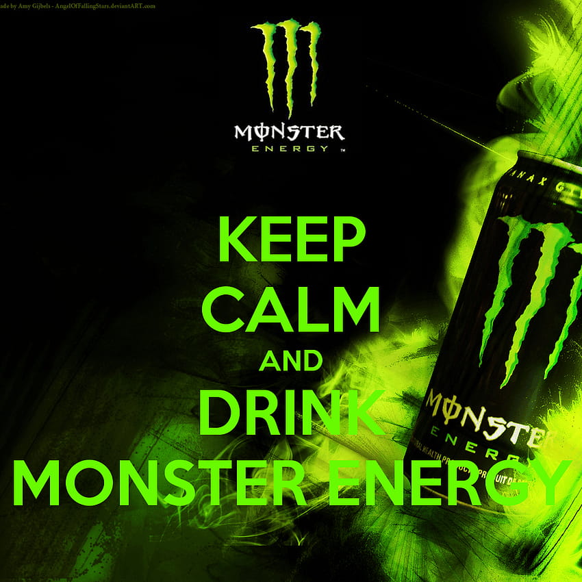 Monster Energy Drink, bebedor fondo de pantalla del teléfono