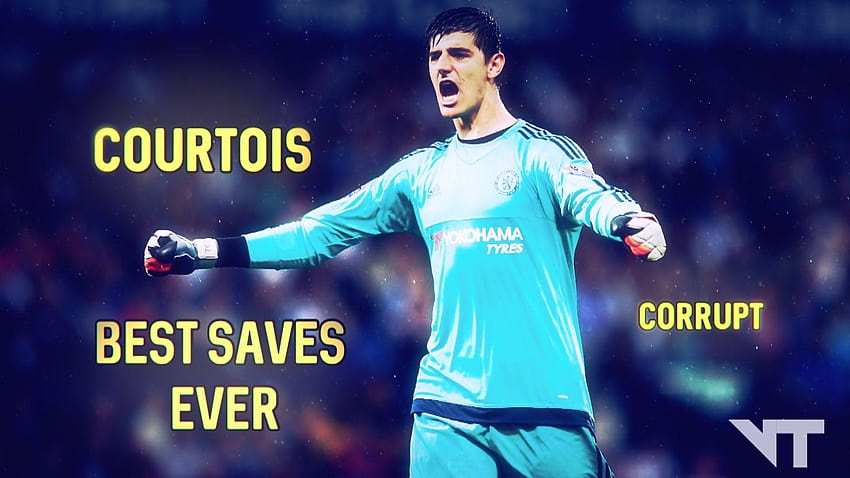 Thibaut Courtois Best Saves Ever At Chelsea and Atlético Madrid HD wallpaper