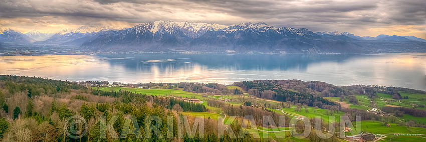 Lac Léman, Genfer See HD-Hintergrundbild
