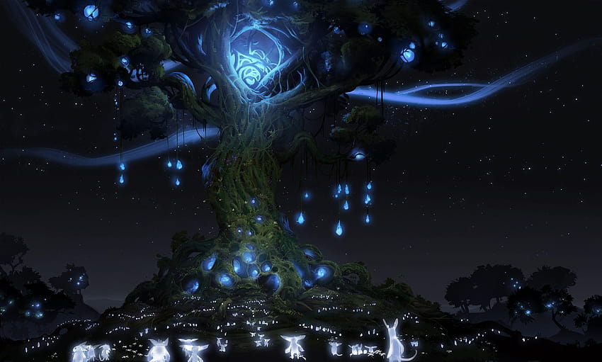 & der Blind Forest Neon Tree Screenshot, ori und der blinde Wald HD-Hintergrundbild