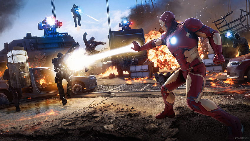 Après 9 heures, Marvel's Avengers passe beaucoup de temps à se battre, Avengers ps4 Fond d'écran HD