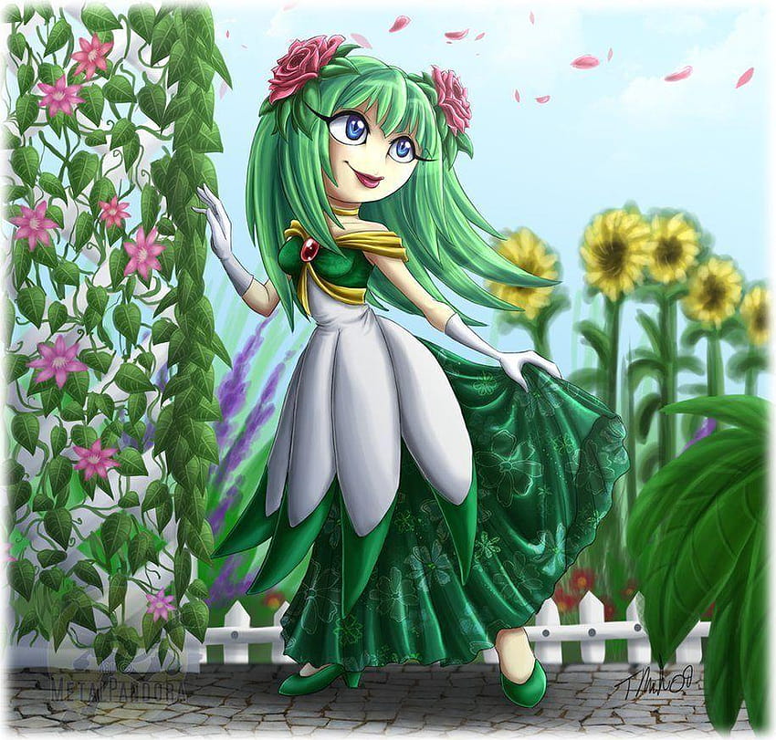 Cosmo Forever Garden Princess und Hintergründe, Earthia der Seedrian HD-Hintergrundbild