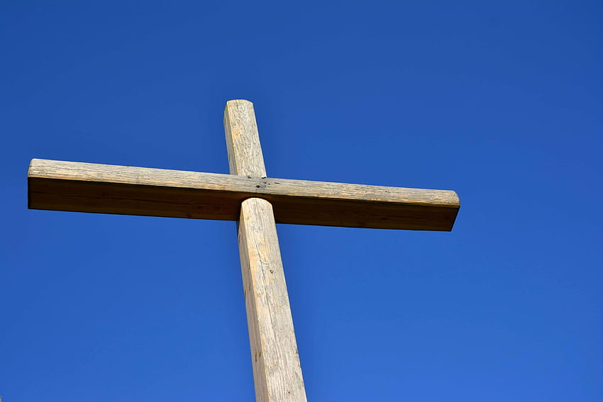 Krzyż Niesamowite Błękitne Niebo Chrześcijańskie Chrześcijaństwo Krzyż Wiara, bluecross Tapeta HD