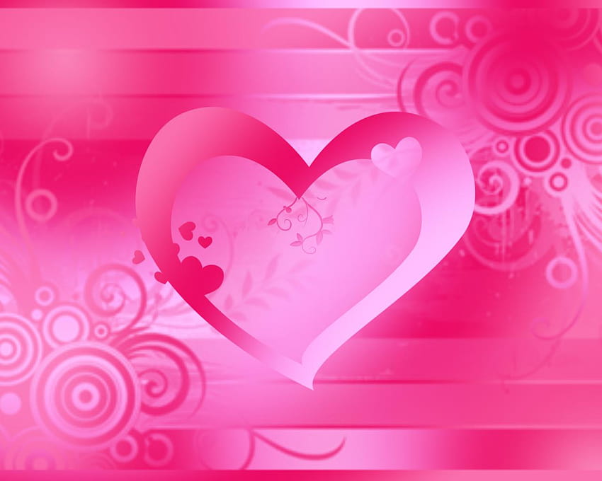 4 Cute Pink Heart, y pink hearts HD wallpaper