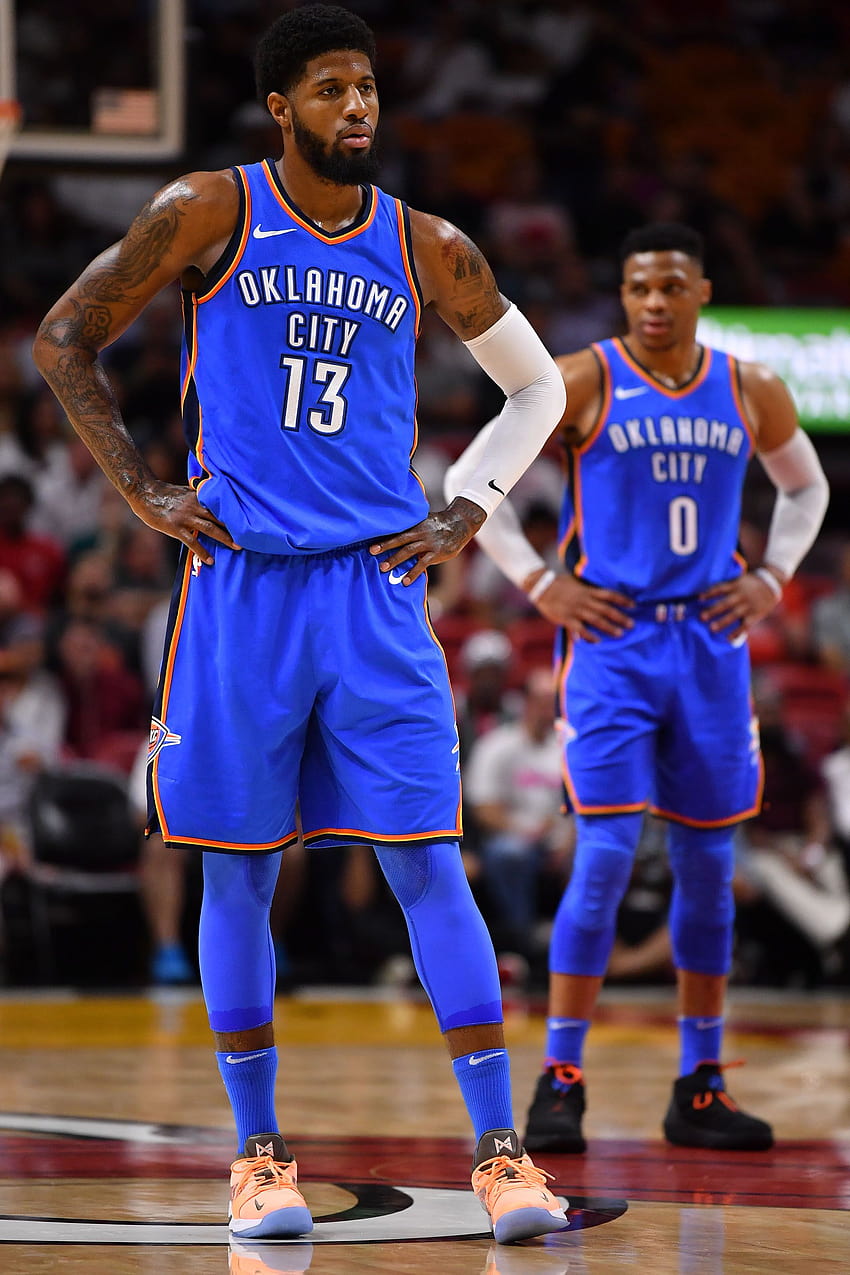 Paul George And Russell Westbrook Iphone HD phone wallpaper