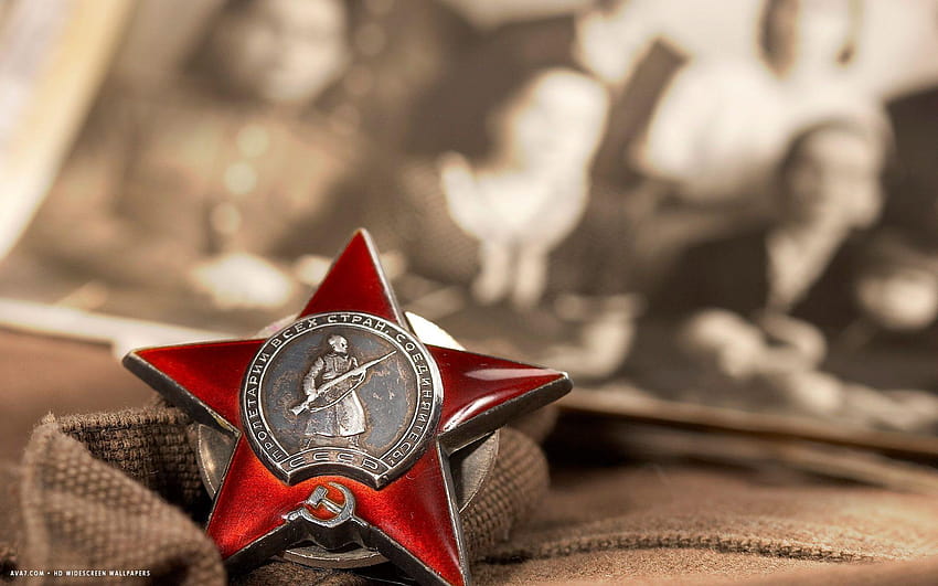dzień zwycięstwa rosja 9 maja radziecki medal sssr wakacje panoramiczny Tapeta HD