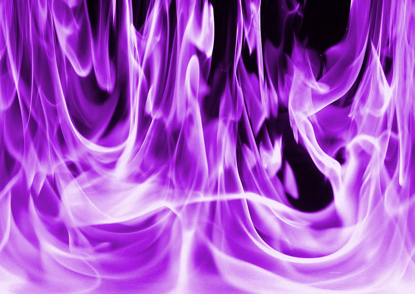 Purple Fire, all colors of fire HD wallpaper