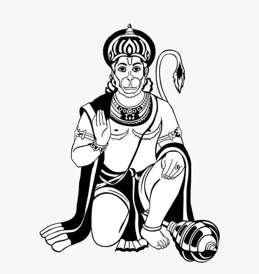 Hanuman Drawing - Beingselfish.in - Photos & Images-saigonsouth.com.vn