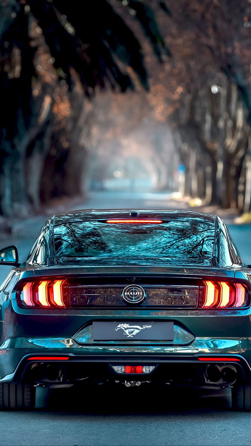 Ford Mustang iPhone, schwarzes Mustang-iPhone HD-Handy-Hintergrundbild