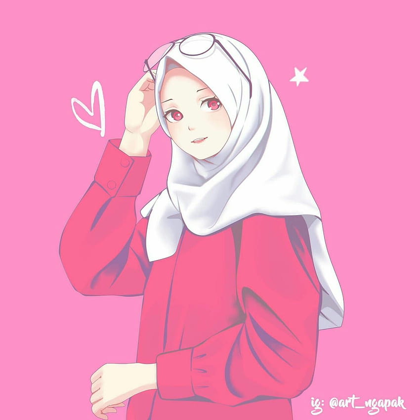 Pin oleh Shiraaka . di Art, anime muslimah Papel de parede de celular HD