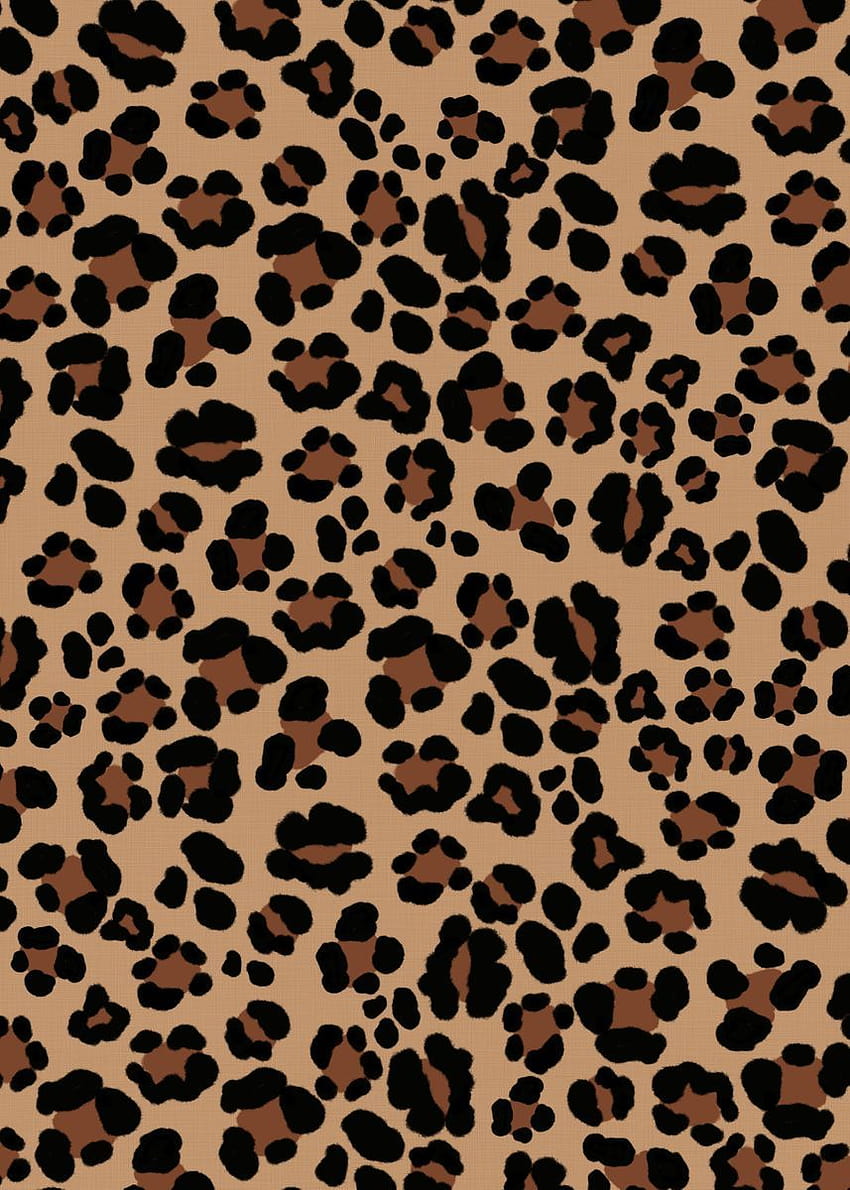 Plakat Leopard Print Glam 1' autorstwa Anita's & Bella's Art Tapeta na telefon HD