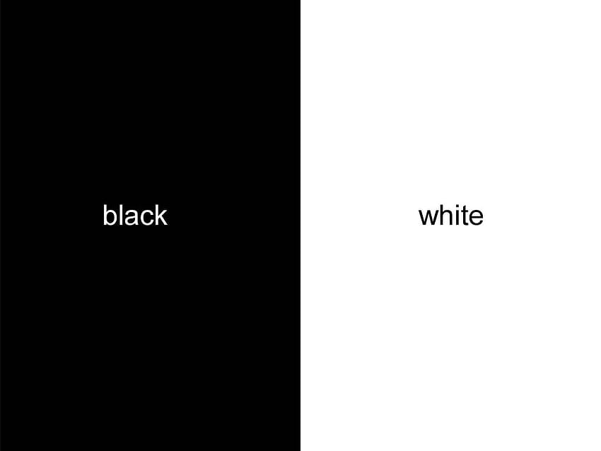 Black and White by DaFraKo [1024x768] for your , Mobile & Tablet, half black half white HD wallpaper