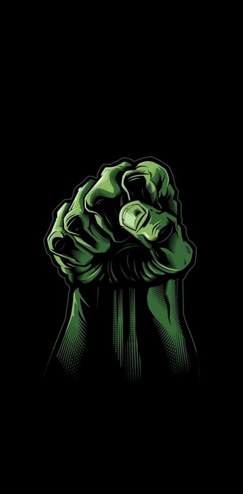 Hulk por MitwiZ, mão hulk Papel de parede de celular HD