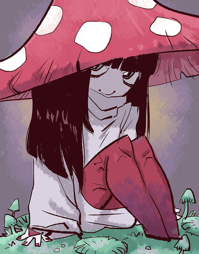HD wallpaper anime anime girls mushroom frog hands  Wallpaper Flare