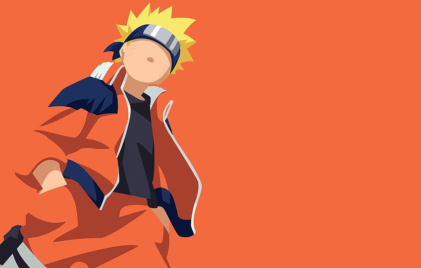 Naruto Minimalist, naruto vector HD wallpaper