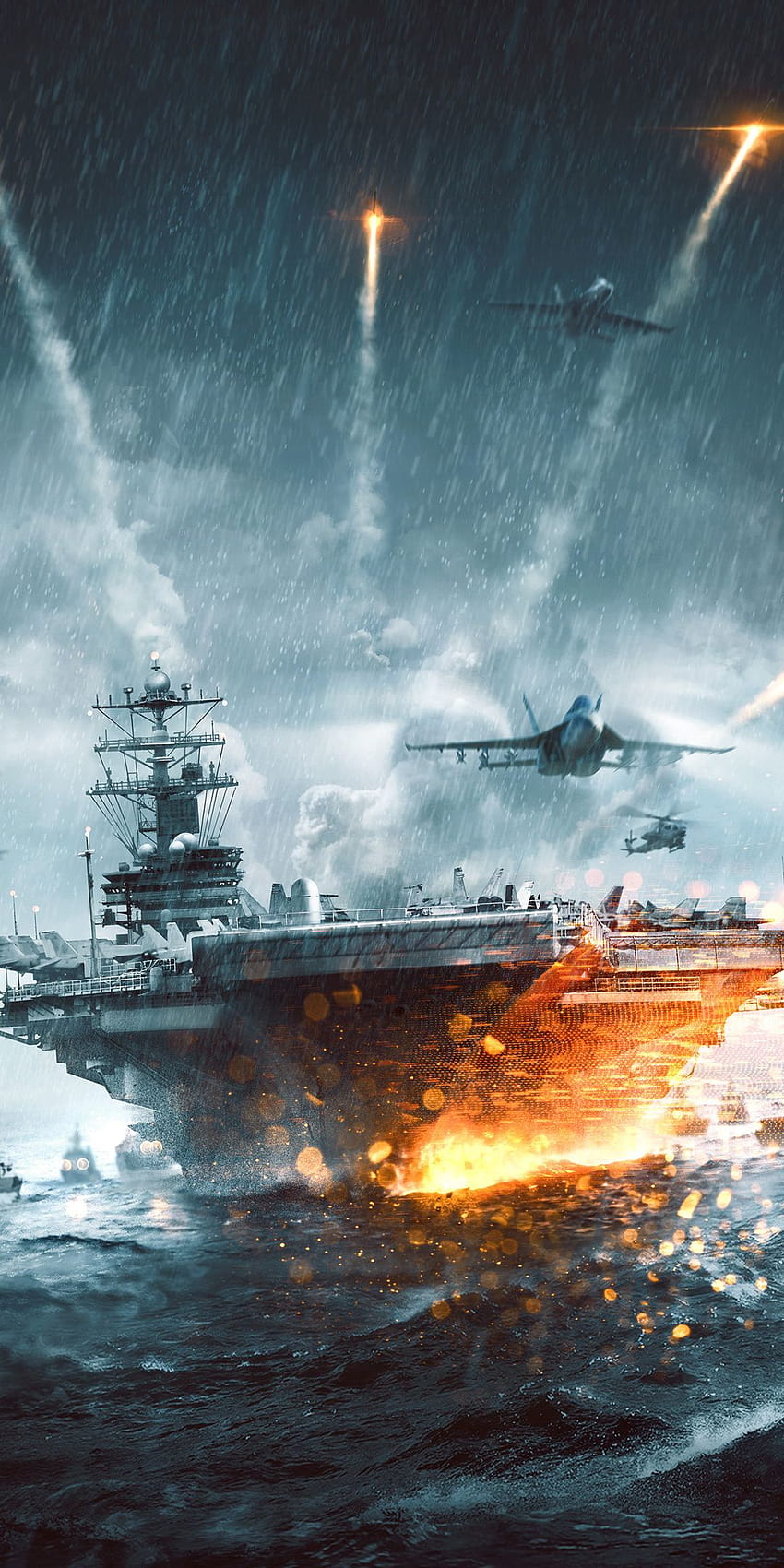 Navio de guerra, batalha, videogame, 1080x2160, navios de guerra modernos Papel de parede de celular HD