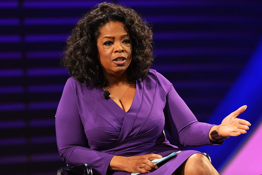 6 Oprah Winfrey, women speaking HD wallpaper