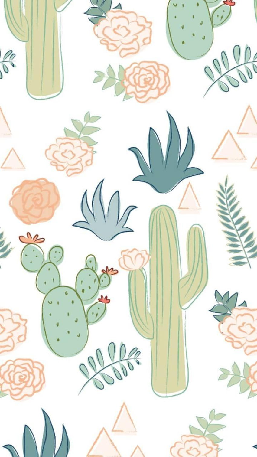 Cactus for Android, aesthetic cactus HD phone wallpaper