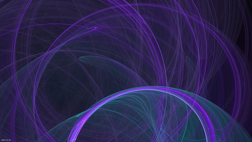 Fractal, loops, background, winter, purple, backdrops HD wallpaper