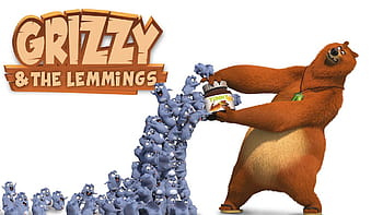 Poster Limmings Tabodi e Grizzy personagens super diverti