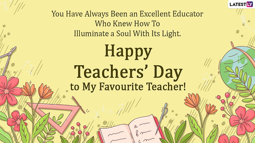 Teachers' Day 2021 Messages & Greetings: WhatsApp Stickers, GIF , SMS, Wishes and Quotes To Thank and Appreciate Your Teachers, happy teachers day 2021 HD wallpaper
