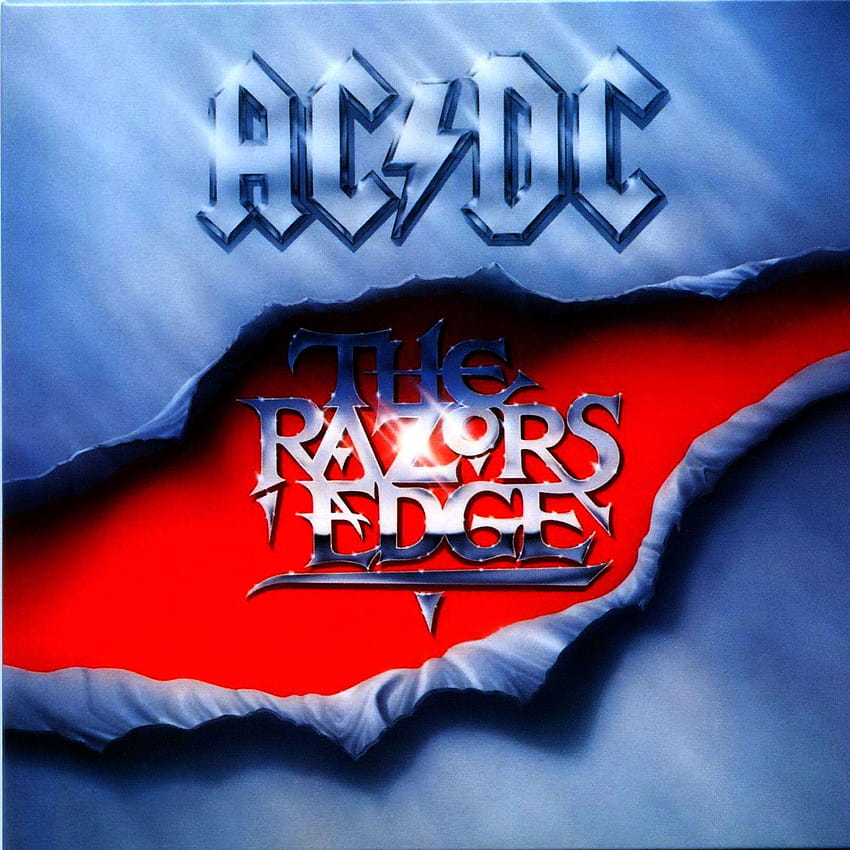 Couvertures d'album AC DC, ac dc rouge Fond d'écran de téléphone HD