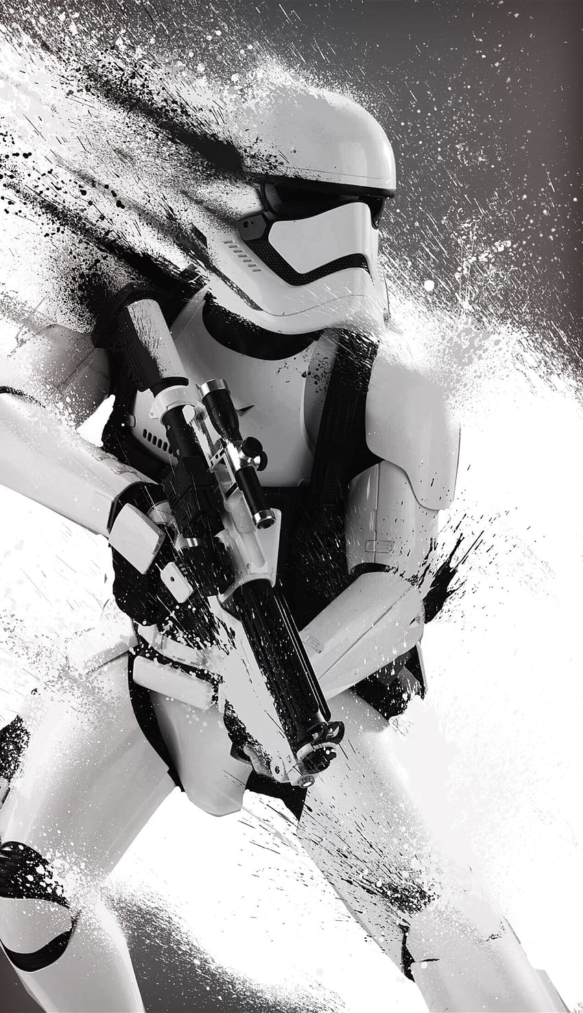 Междузвездни войни First Order Trooper, еволюция на щурмовика HD тапет за телефон