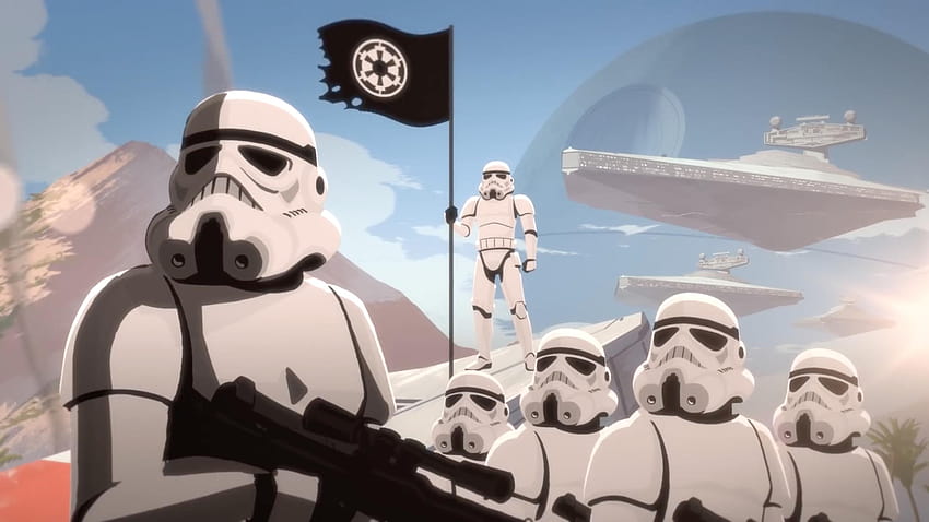 Star Wars Galaxy of Adventures, stormtroopers de l'empire galactique Fond d'écran HD
