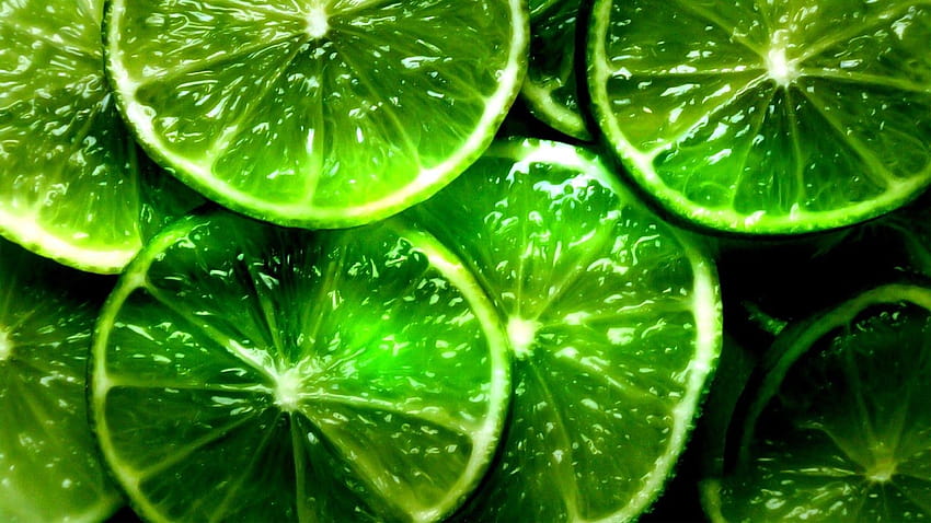 Lime Fruit Slices Macro Nature [1600x900] for your , Mobile & Tablet HD wallpaper
