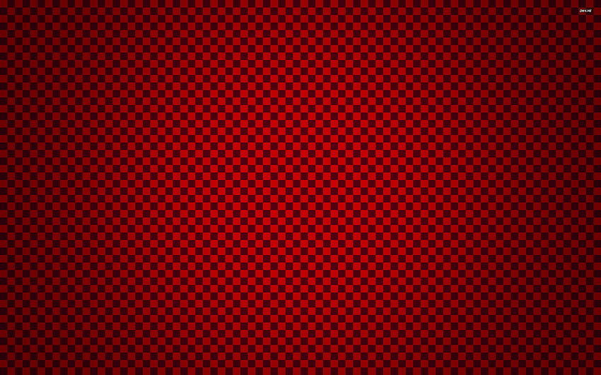 Red checkered pattern, toxic sign red HD wallpaper