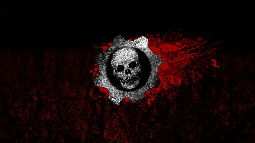 gears of war logo HD wallpaper