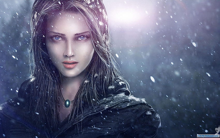7 Kobieca fantazja, portret fantasy Tapeta HD