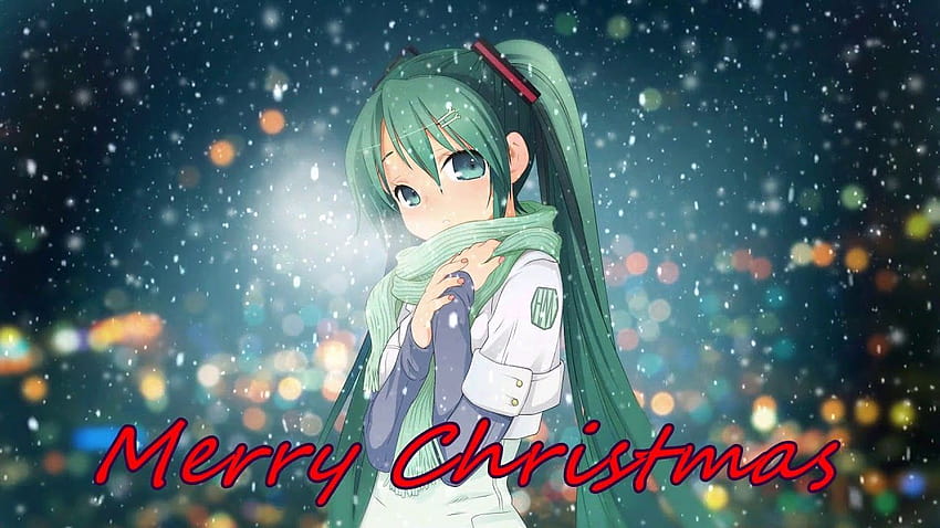 Anime Christmas posted by Ethan Cunningham, merry xmas anime HD wallpaper