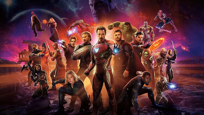 Avengers Infinity War Superheroes Cast HD wallpaper